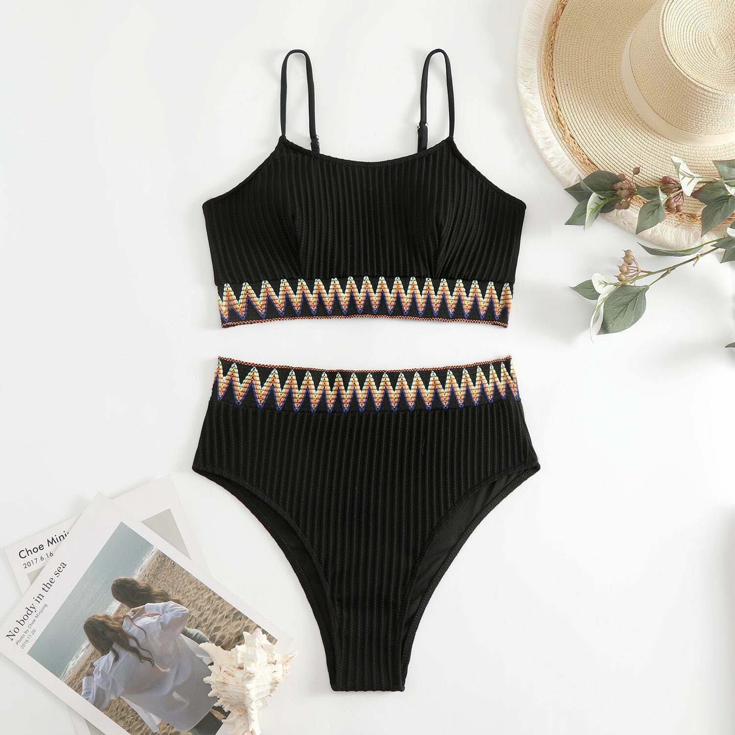 Y2K Aesthetic Split Shoulder Strap Bikini for Niche Women Fashion Y2K Aesthetic Split Shoulder Strap Bikini for Niche Women Fashion