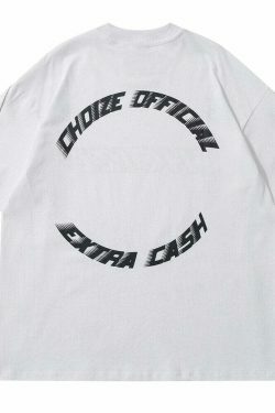 Y2K Aesthetic Sports Jersey Style T-Shirt - Coquette & Grunge Fashion, Cute Tops & Cargo Skirt