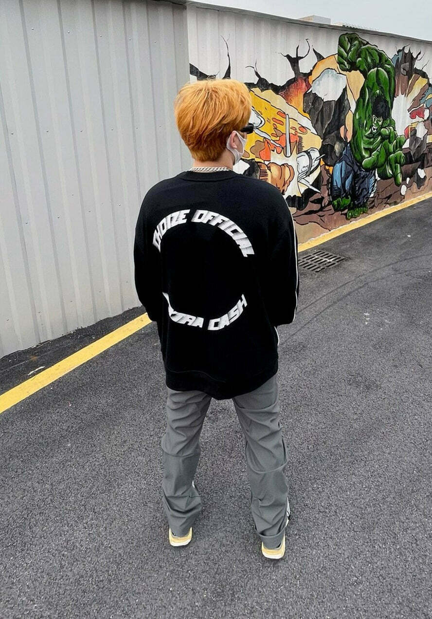 Y2K Aesthetic Sports Jersey Sweatshirt - Coquette Style Grunge Fashion for Women Y2K Aesthetic Sports Jersey Sweatshirt - Coquette Style Grunge Fashion for Women