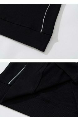 Y2K Aesthetic Sports Jersey Sweatshirt - Coquette Style Grunge Fashion for Women