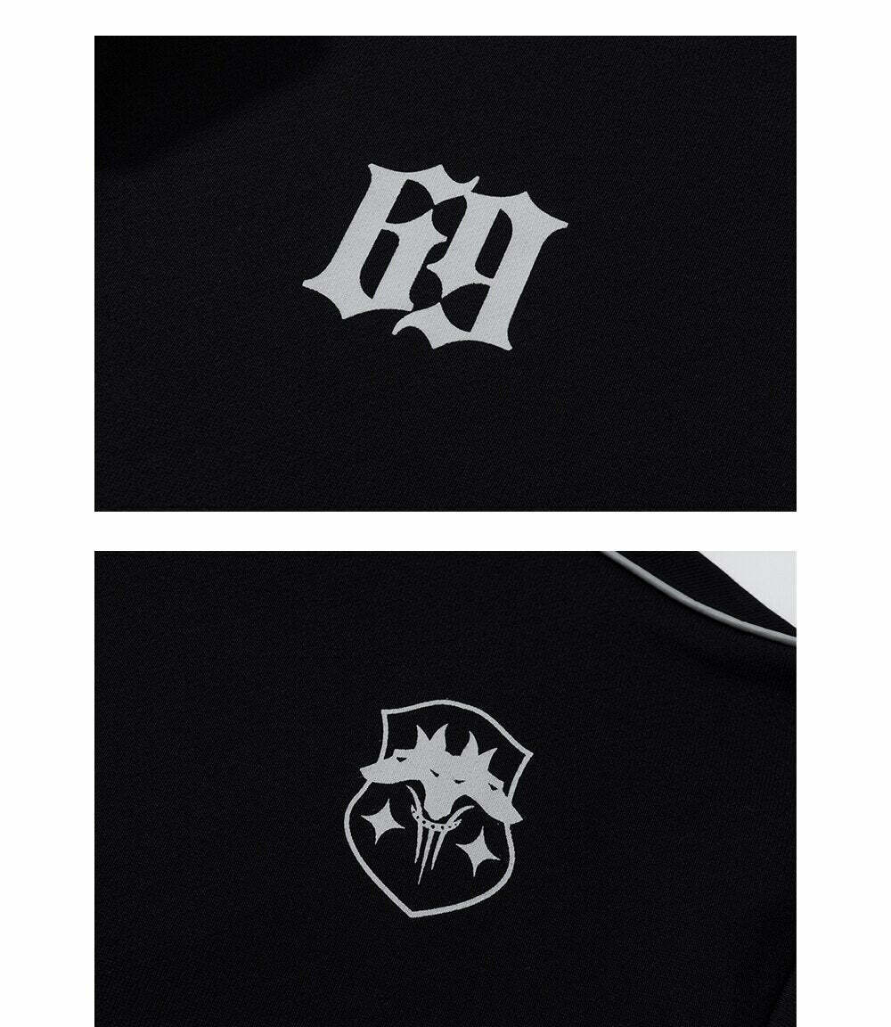 Y2K Aesthetic Sports Jersey Sweatshirt - Coquette Style Grunge Fashion for Women Y2K Aesthetic Sports Jersey Sweatshirt - Coquette Style Grunge Fashion for Women