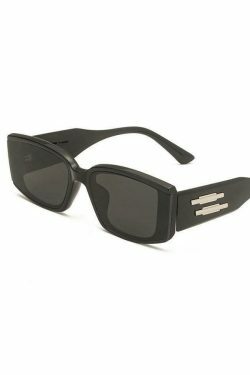 Y2K Aesthetic Square Sunglasses - Coquette Grunge Fashion & Cute Tops