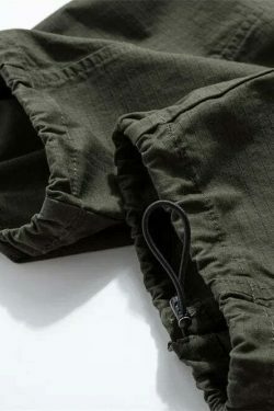 Y2K Aesthetic Stacked Ripstop Parachute Pants for Women - Coquette & Grunge Style Cargo Skirt