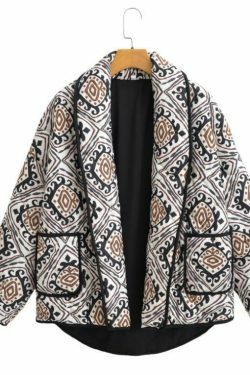 Y2K Aesthetic Stand-Up Collar Cotton Coat - Coquette Grunge Fashion & Pastel Goth Vibes