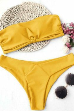 Y2K Aesthetic Strapless Swimsuit for Women - Coquette Style Grunge Fashion with Pastel Goth Vibes