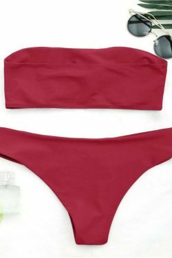 Y2K Aesthetic Strapless Swimsuit for Women - Coquette Style Grunge Fashion with Pastel Goth Vibes