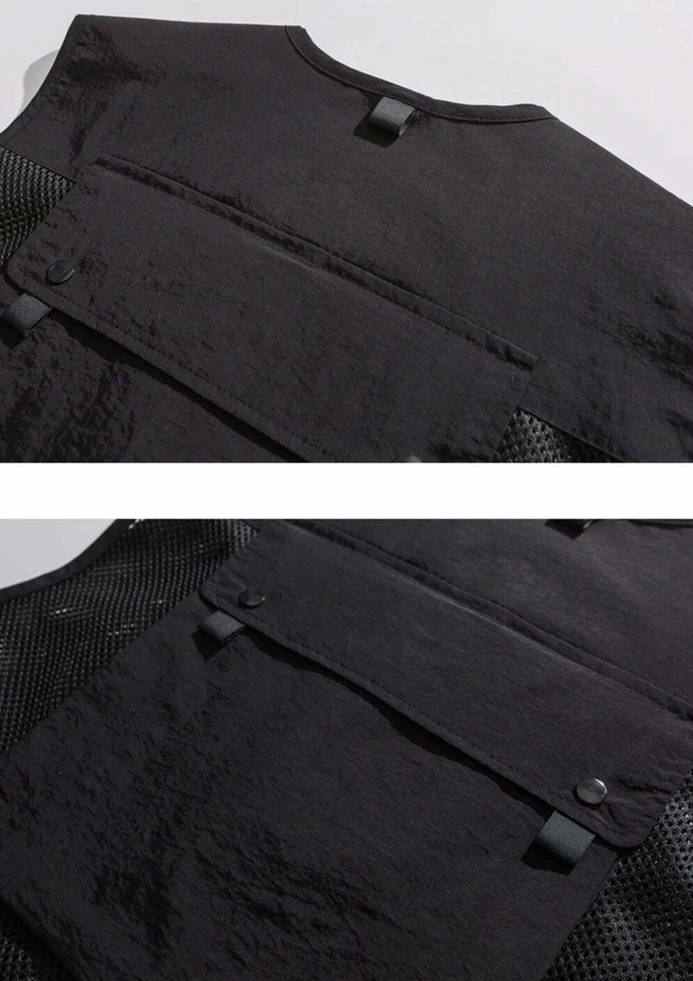 Y2K Aesthetic Strapped Mesh Utility Vest for Women - Coquette & Grunge Style Cargo Skirt Outfit Y2K Aesthetic Strapped Mesh Utility Vest for Women - Coquette & Grunge Style Cargo Skirt Outfit