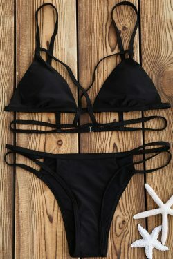 Y2K Aesthetic Strappy Bandage Bikini Set - Coquette Grunge Fashion & Pastel Goth Vibes