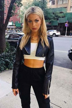 Y2K Aesthetic Street Style PU Leather Jacket for Women - Coquette & Grunge Fashion