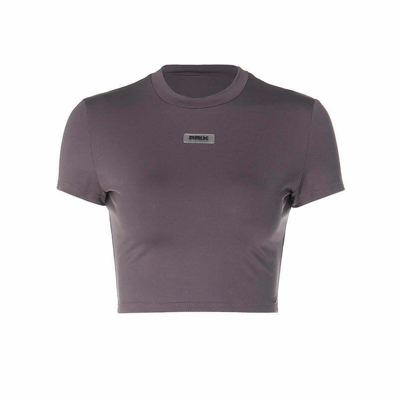 Y2K Aesthetic Street Style Short Fit T-Shirt for Women - Coquette, Grunge,