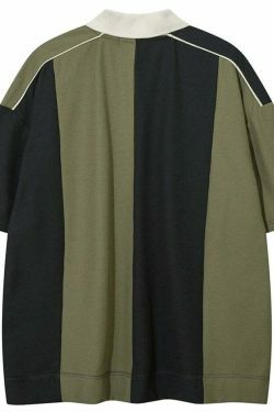 Y2K Aesthetic Stripe Sports Jersey for Women - Coquette & Grunge Style Fashion Statement