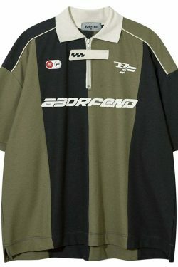 Y2K Aesthetic Stripe Sports Jersey for Women - Coquette & Grunge Style Fashion Statement