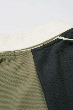 Y2K Aesthetic Stripe Sports Jersey for Women - Coquette & Grunge Style Fashion Statement