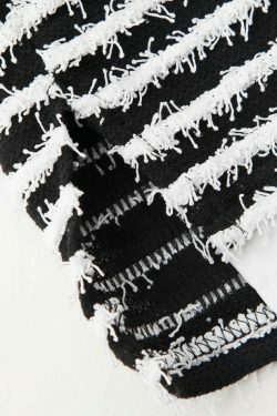 Y2K Aesthetic Stripe Tie Waist Shorts - Coquette Grunge Fashion & Pastel Goth