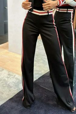 Y2K Aesthetic Striped Baseball Suit for Women - Coquette & Grunge Style, Cute Tops, Cargo Skirt