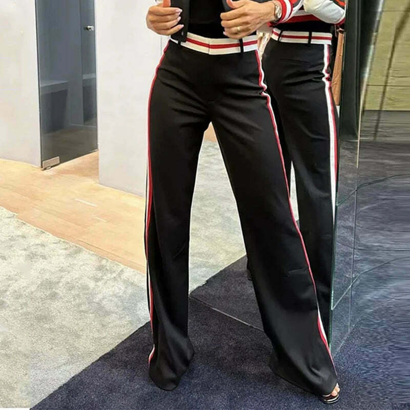 Y2K Aesthetic Striped Baseball Suit for Women - Coquette & Grunge Style, Cute Tops, Cargo Skirt Y2K Aesthetic Striped Baseball Suit for Women - Coquette & Grunge Style, Cute Tops, Cargo Skirt