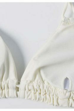 Y2K Aesthetic Striped Halter Bikini Set - Coquette Style for Women