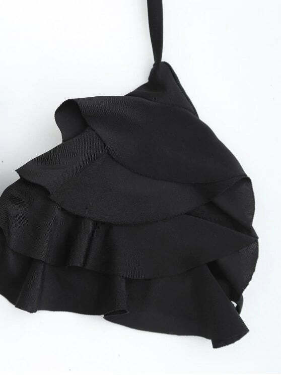 Y2K Aesthetic Striped Ruffles Bathing Suit for Women - Trendy and Fashionable Swimwear Y2K Aesthetic Striped Ruffles Bathing Suit for Women - Trendy and Fashionable Swimwear