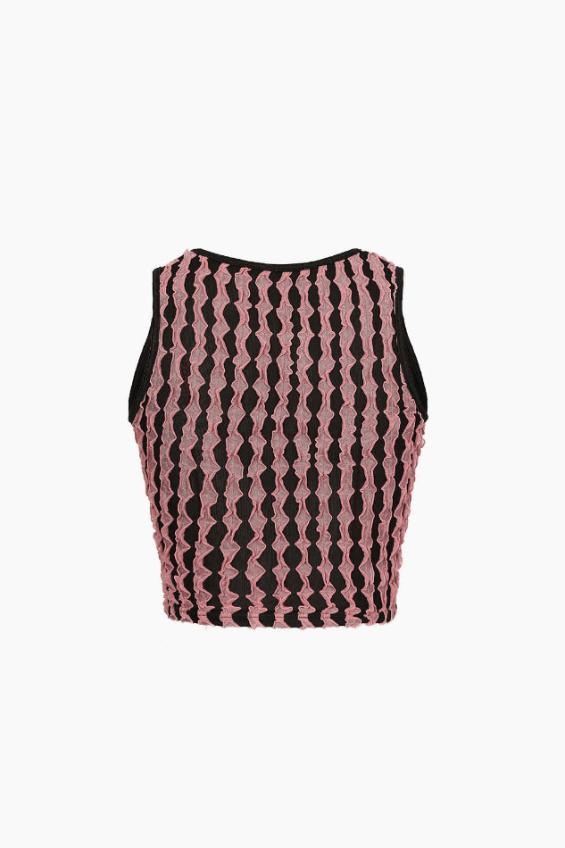 Y2K Aesthetic Texture Cropped Tank Top and Mini Skirt Set - Coquette Fashion for Women Y2K Aesthetic Texture Cropped Tank Top and Mini Skirt Set - Coquette Fashion for Women