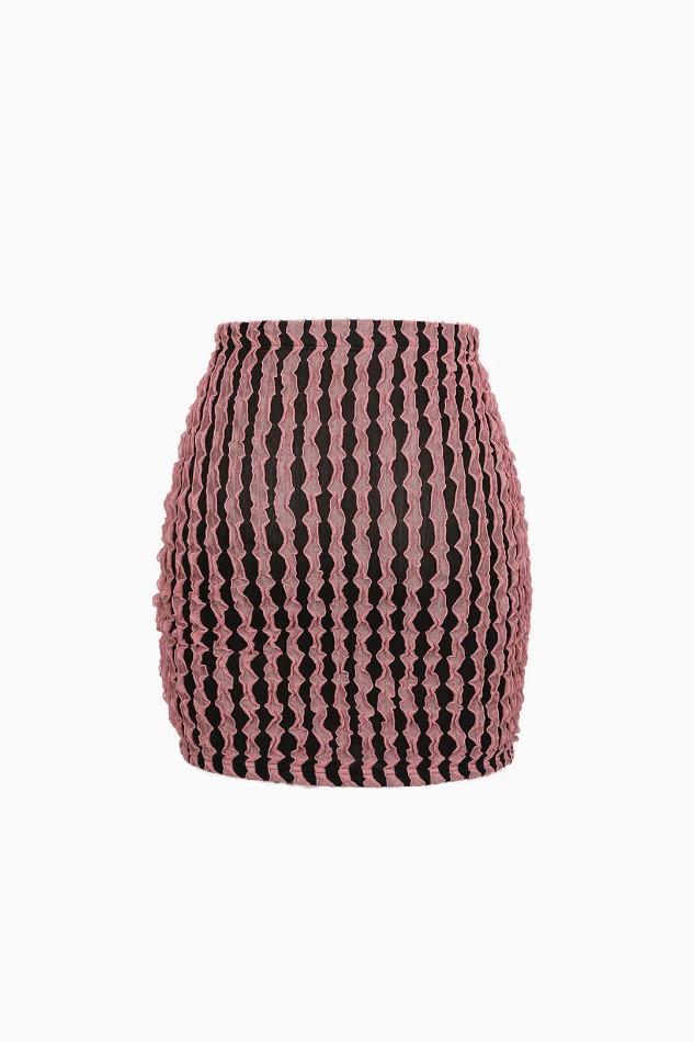 Y2K Aesthetic Texture Cropped Tank Top and Mini Skirt Set - Coquette Fashion for Women Y2K Aesthetic Texture Cropped Tank Top and Mini Skirt Set - Coquette Fashion for Women