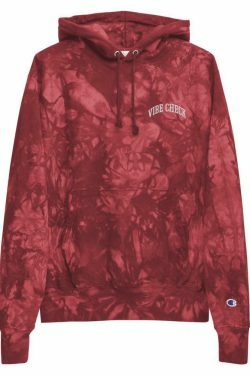 Y2K Aesthetic Tie-Dye Hoodie by AFFICIAL x CHAMPION - Coquette Style Grunge Fashion for Women