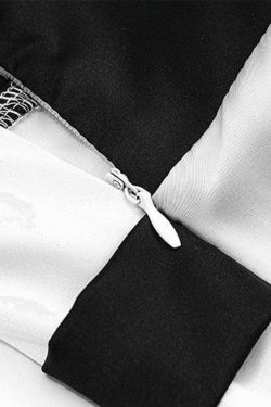 Y2K Aesthetic Tie Back Patchwork Satin Tank Top for Women - Coquette Style Grunge Fashion