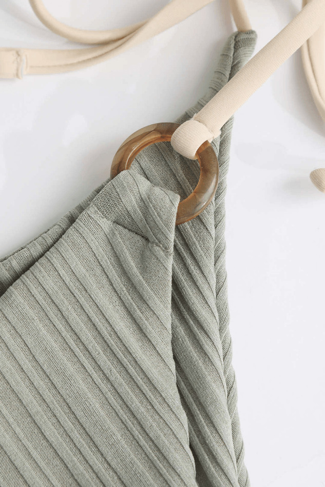 Y2K Aesthetic Tie Side Bikini Swimsuit Set in Coquette Style & Grunge Fashion Y2K Aesthetic Tie Side Bikini Swimsuit Set in Coquette Style & Grunge Fashion