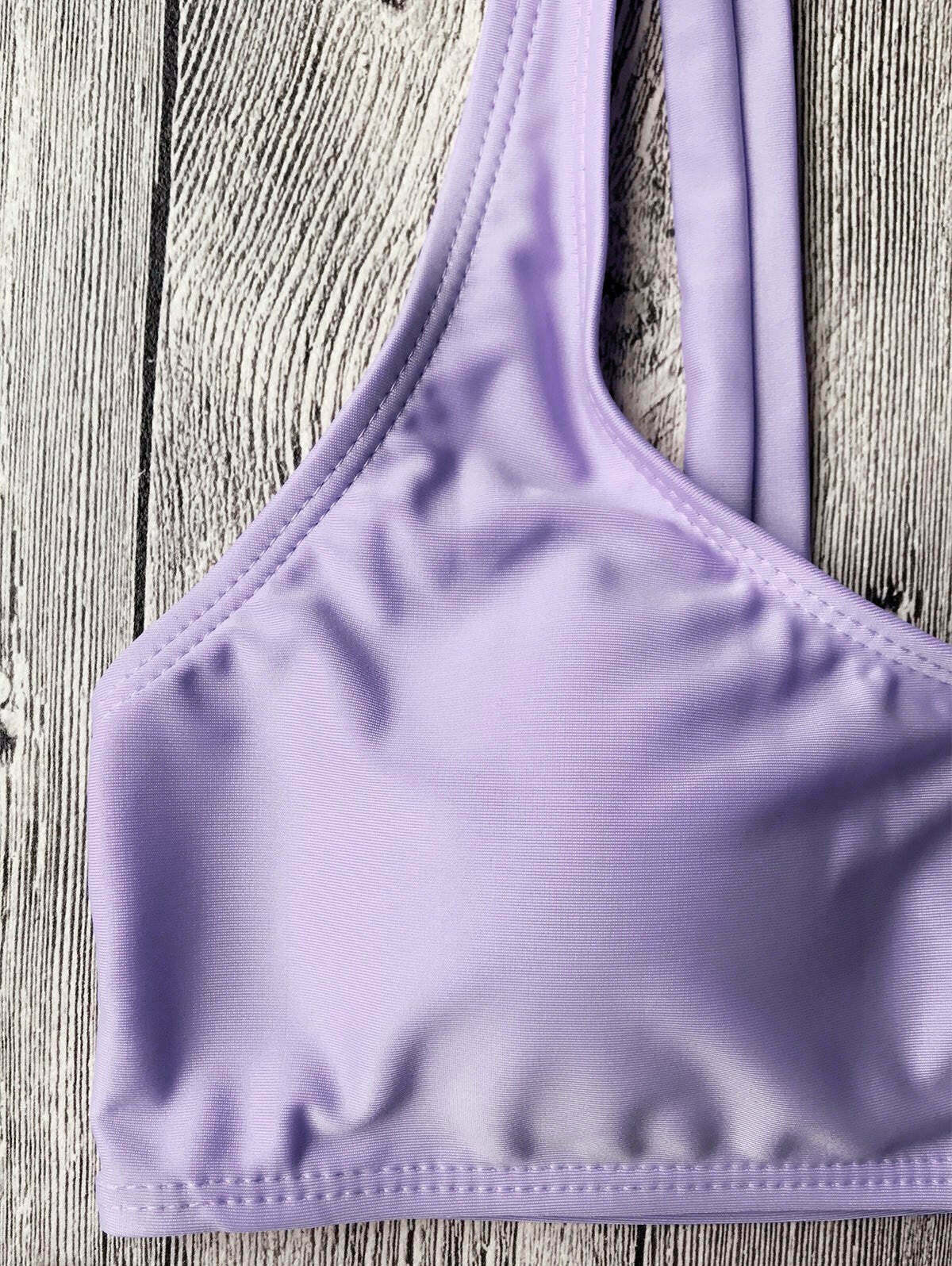 Y2K Aesthetic Tie Side String Scoop Neck Bikini Set Y2K Aesthetic Tie Side String Scoop Neck Bikini Set