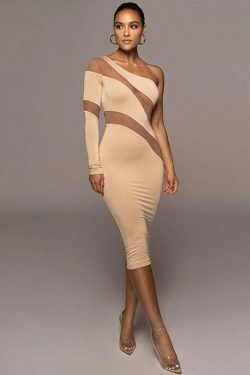Y2K Aesthetic Transparent Bodycon Dress for Women - Coquette & Grunge Style Fashion Statement