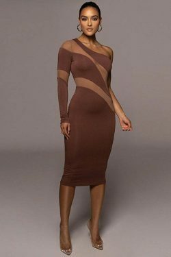 Y2K Aesthetic Transparent Bodycon Dress for Women - Coquette & Grunge Style Fashion Statement