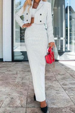 Y2K Aesthetic Tube Skirt & Two-Piece Dress Suit for Women - Coquette & Grunge Style Fashion