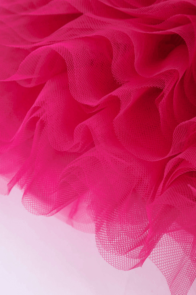 Y2K Aesthetic Tulle Tube Top for Women - Coquette Style Grunge Fashion with Pastel Goth Vibes