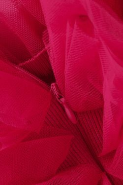 Y2K Aesthetic Tulle Tube Top for Women - Coquette Style Grunge Fashion with Pastel Goth Vibes