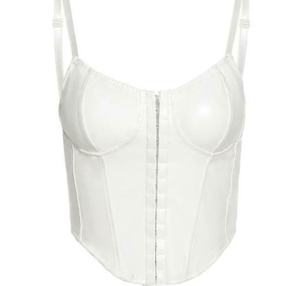 Y2K Aesthetic Tunnel Vision Corset Top - Coquette Style Grunge Fashion for Women