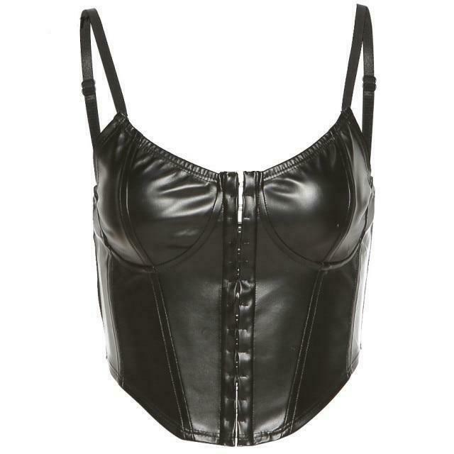 Y2K Aesthetic Tunnel Vision Corset Top - Coquette Style Grunge Fashion for Women