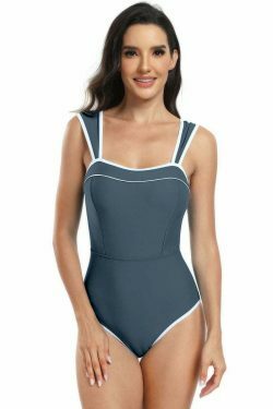 Y2K Aesthetic Two-Piece Bikini Set for Women - Coquette Style Swimsuit with a Sporty Skirt