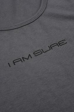 Y2K Aesthetic U Neck Letter Print Loungewear Tank Top - Coquette & Grunge Style