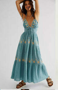 Y2K Aesthetic V-Neck Backless Maxi Dress for Women - Coquette Style Grunge Fashion Outfit