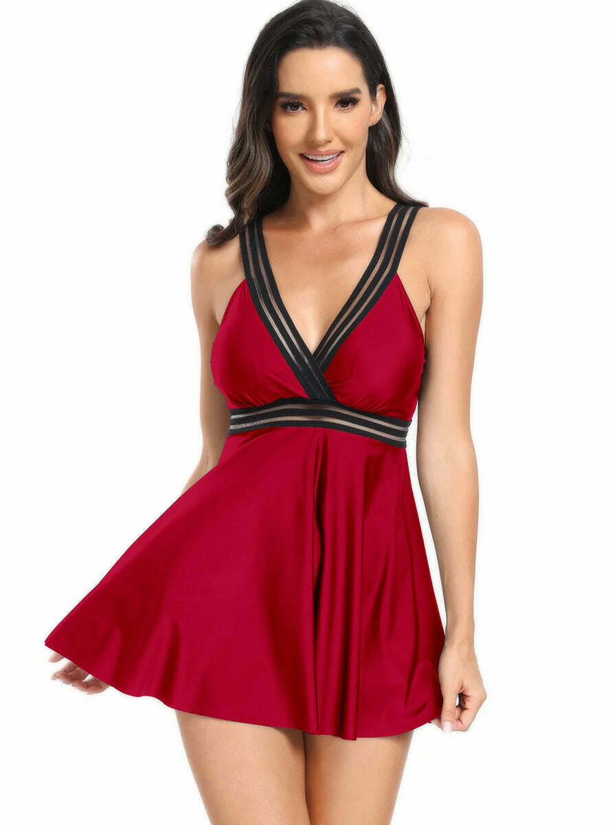 Y2K Aesthetic V-Neck Bikini - Sexy Women's Swimwear for Fashion-Forward Looks Y2K Aesthetic V-Neck Bikini - Sexy Women's Swimwear for Fashion-Forward Looks