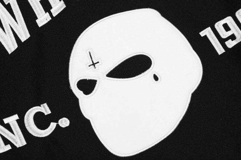 Y2K Aesthetic Varsity Jacket with Coquette Style and Grunge Fashion Elements Y2K Aesthetic Varsity Jacket with Coquette Style and Grunge Fashion Elements