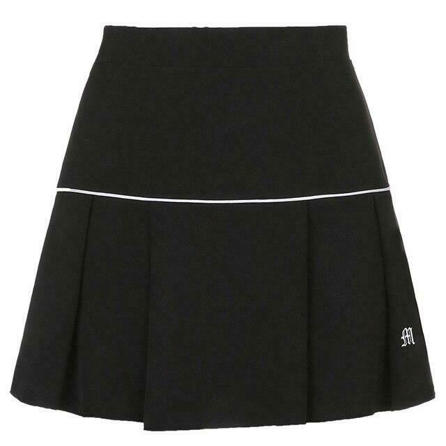 Y2K Aesthetic Vintage Pleated Mini Skirt - Coquette Style with Grunge Vibes Y2K Aesthetic Vintage Pleated Mini Skirt - Coquette Style with Grunge Vibes