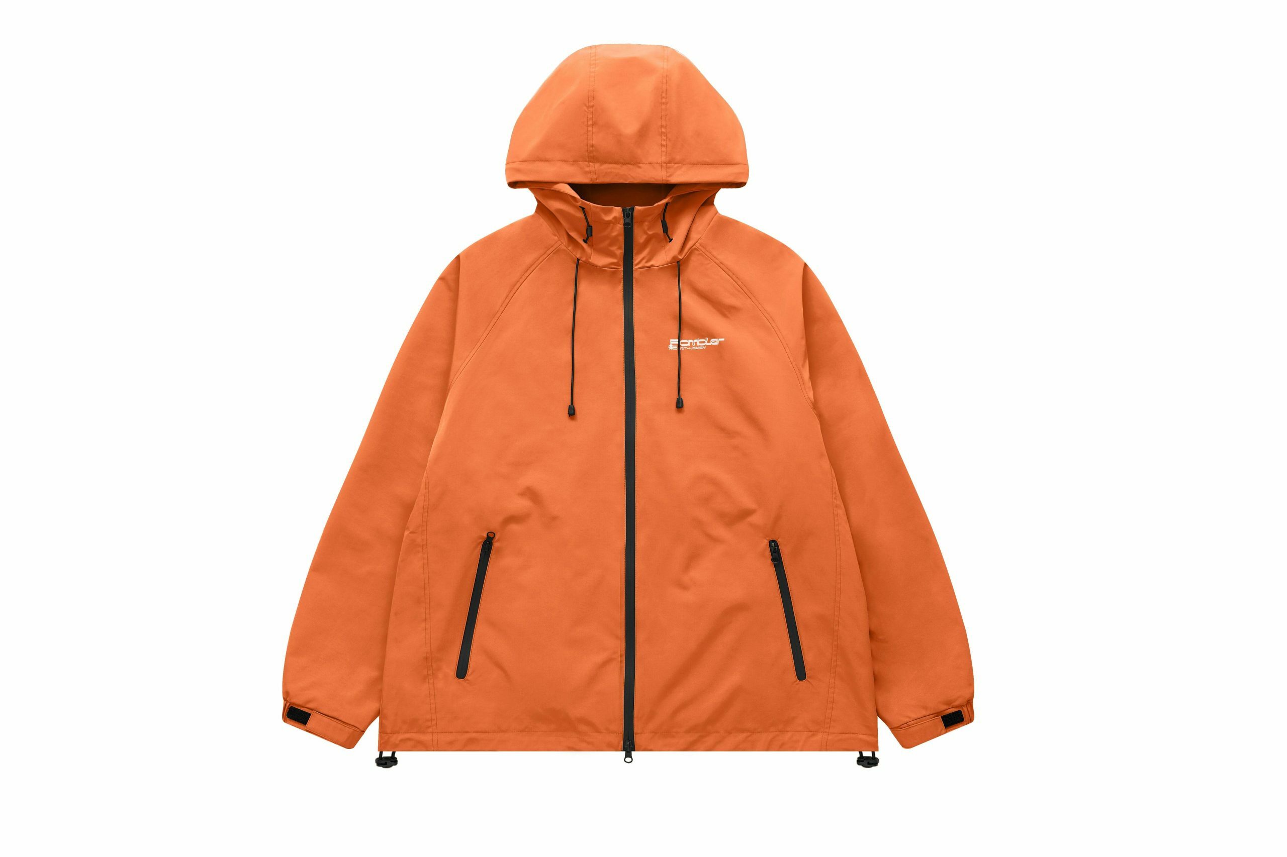 Y2K Aesthetic Water-Repellent Hooded Jacket with Zip-Up - Niche Women's Fashion