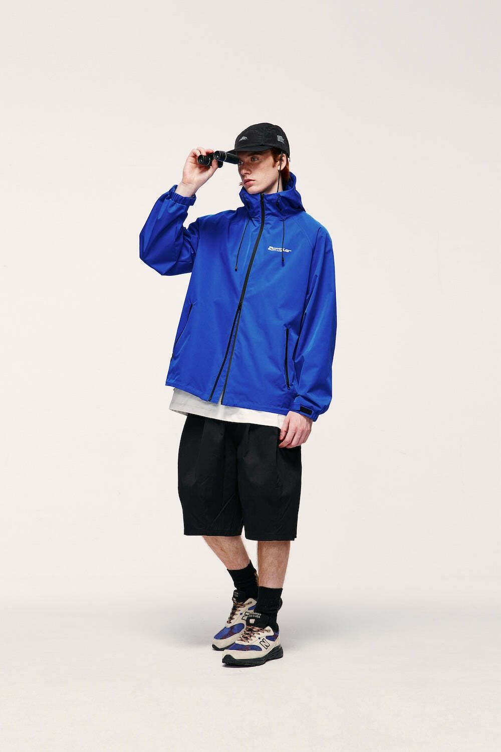 Y2K Aesthetic Water-Repellent Hooded Jacket with Zip-Up - Niche Women's Fashion