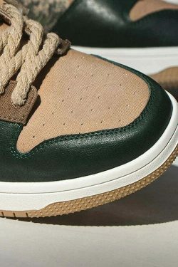 Y2K Aesthetic Wave Sneakers: Coquette Grunge Style with Pastel Goth Vibes, Old Money Elegance