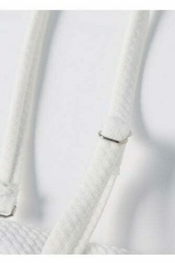 Y2K Aesthetic White High Cut Cami Bikini Set - Coquette Style for Niche Women Fashion