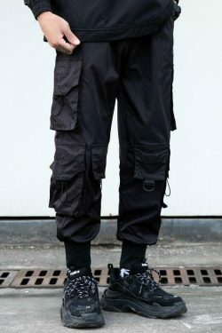 Y2K Aesthetic Worldwide Cargo Joggers - Grunge, Coquette, Pastel Goth, Preppy, Cottagecore & More
