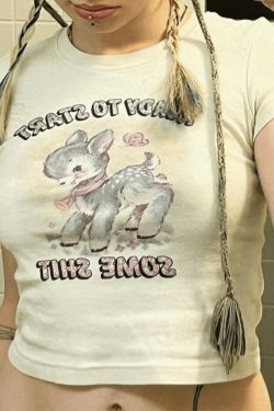 Y2K Animal Print Crop Top: Coquette Aesthetic, Grunge & Pastel Goth Vibes