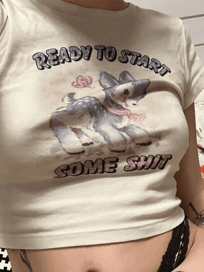 Y2K Animal Print Crop Top: Coquette Aesthetic, Grunge & Pastel Goth Vibes Y2K Animal Print Crop Top: Coquette Aesthetic, Grunge & Pastel Goth Vibes