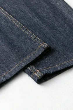 Y2K Balloon Fit Dark Rinse Jeans: Coquette Aesthetic Grunge Style Cargo Skirt Fashion