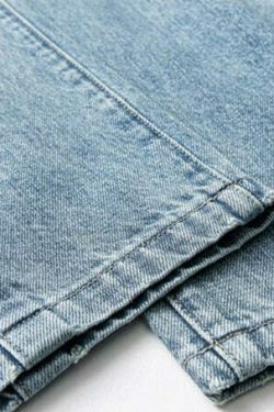 Y2K Balloon Fit Tapered Jeans: Coquette Aesthetic Grunge Style Cargo Skirt Fashion